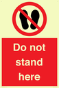 PV7620: Do not stand here