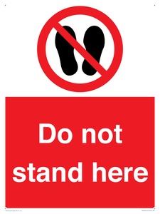 PV7620: Do not stand here