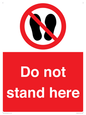 PV7620: Do not stand here