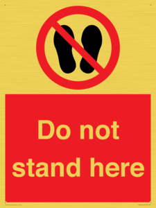 PV7620: Do not stand here