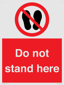 PV7620: Do not stand here