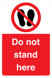 PV7620: Do not stand here