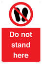PV7620: Do not stand here