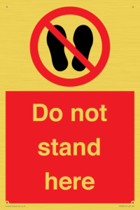 PV7620: Do not stand here