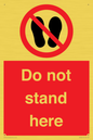 PV7620: Do not stand here