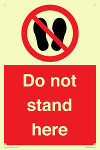 PV7620: Do not stand here