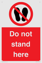 PV7620: Do not stand here