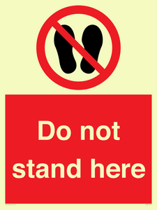 PV7620: Do not stand here