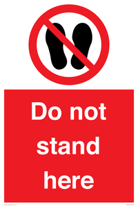 PV7620: Do not stand here