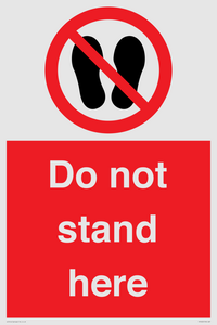 PV7620: Do not stand here