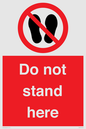 PV7620: Do not stand here