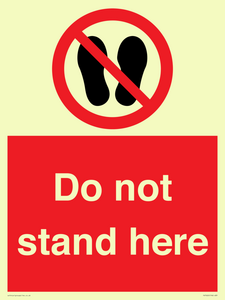 PV7620: Do not stand here