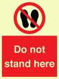 PV7620: Do not stand here