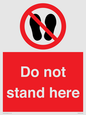 PV7620: Do not stand here