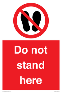 PV7620: Do not stand here