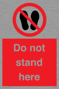 PV7620: Do not stand here