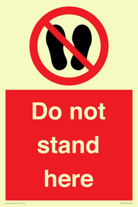 PV7620: Do not stand here