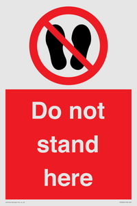 PV7620: Do not stand here