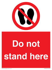 PV7620: Do not stand here