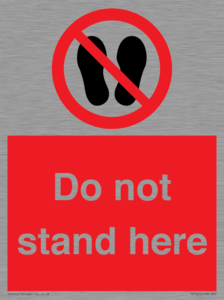 PV7620: Do not stand here