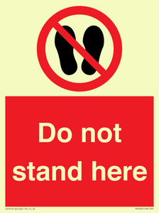 PV7620: Do not stand here