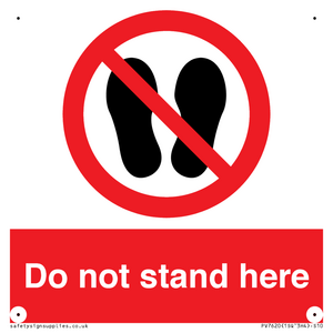 PV7620: Do not stand here