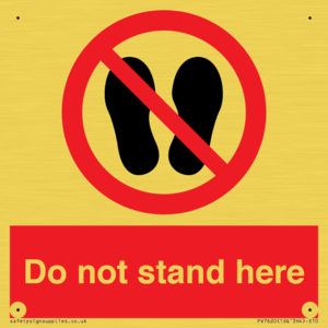PV7620: Do not stand here