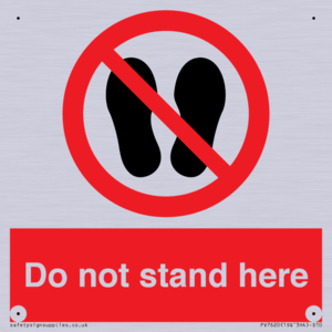 PV7620: Do not stand here
