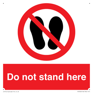 PV7620: Do not stand here