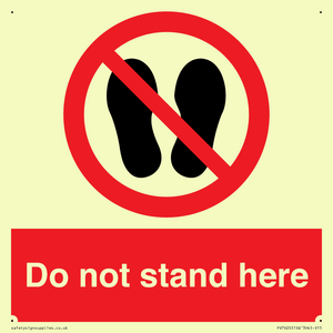 PV7620: Do not stand here