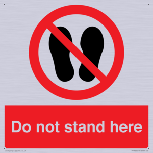 PV7620: Do not stand here