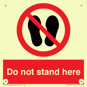 PV7620: Do not stand here