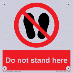 PV7620: Do not stand here