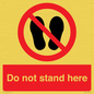 PV7620: Do not stand here