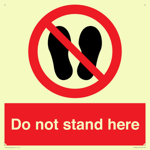 PV7620: Do not stand here