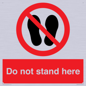 PV7620: Do not stand here