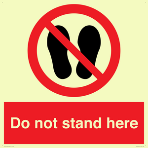 PV7620: Do not stand here