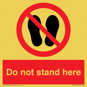 PV7620: Do not stand here