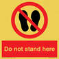 PV7620: Do not stand here