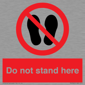PV7620: Do not stand here