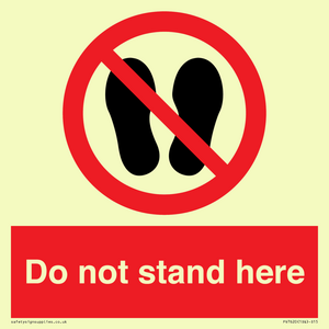PV7620: Do not stand here