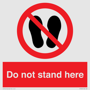 PV7620: Do not stand here