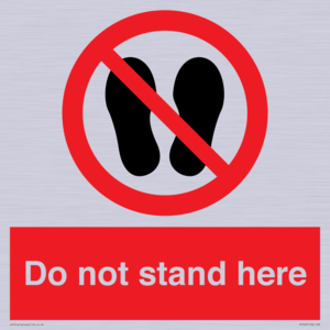 PV7620: Do not stand here