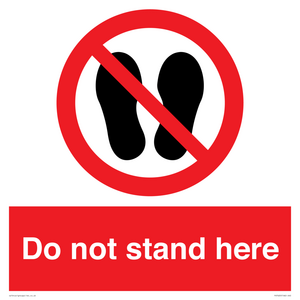 PV7620: Do not stand here