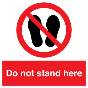 PV7620: Do not stand here