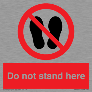 PV7620: Do not stand here