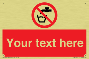 PV7622: Custom prohibition not drinking water