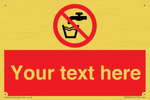 PV7622: Custom prohibition not drinking water