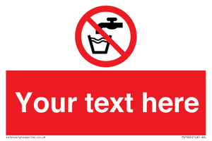 PV7622: Custom prohibition not drinking water