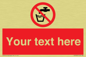 PV7622: Custom prohibition not drinking water